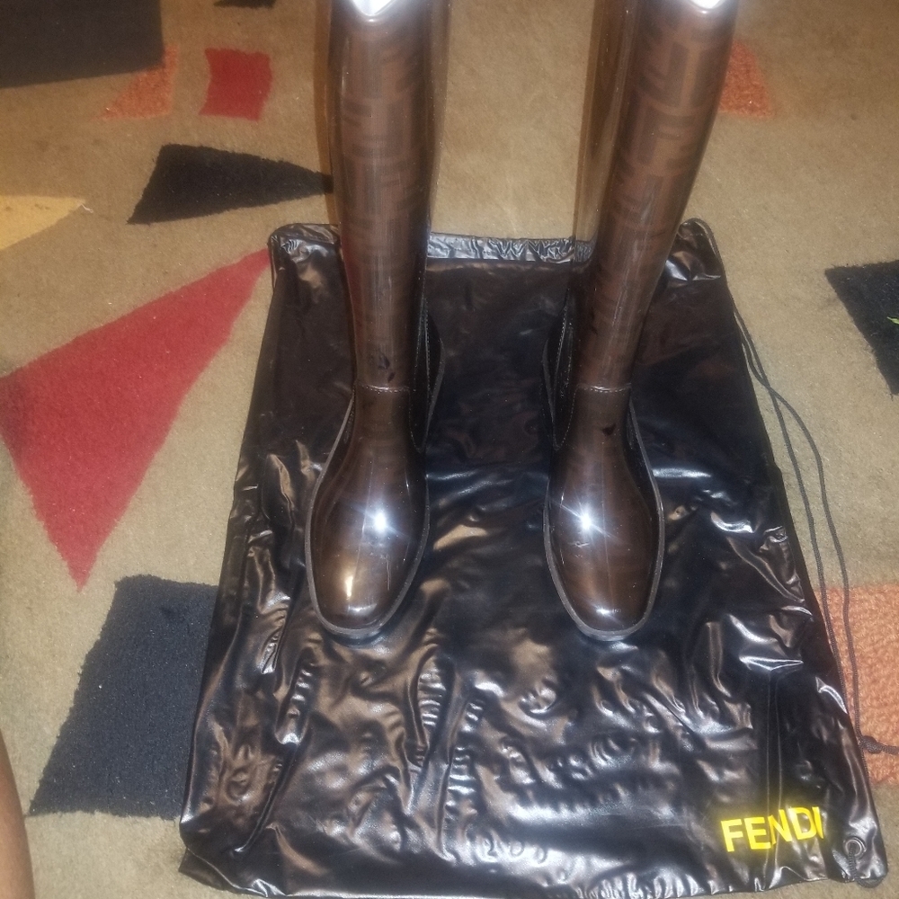 Fendi  Knee-Hi Rainboots